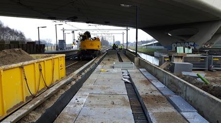 rail infrastructure upgrade in Mooi, Haarlem, Amsterdam 1