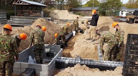 Dutch Semi-Permanent Military Base Installation