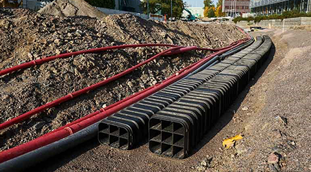 MULTIduct™ liefert Kabelschutzlösung für ein Stadtbahnprojekt | Cubis ...