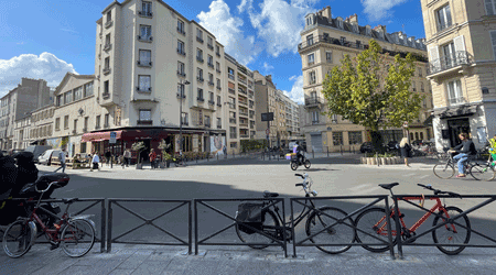 Du mobilier urbain amovible au cœur de Paris